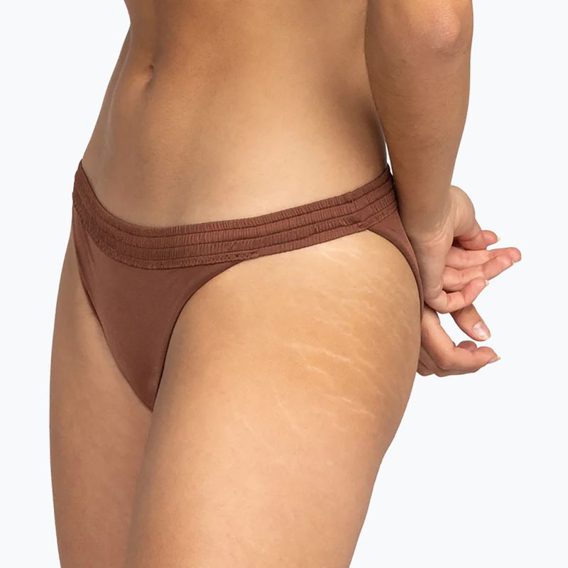 Spodní díl plavek ROXY Silky Island Bikini root beer 5