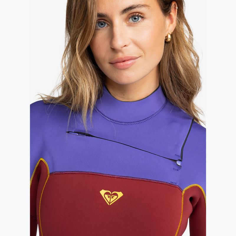 Dámský neopren ROXY 4/3 Rise Chest Zip GBS pomegranate 5