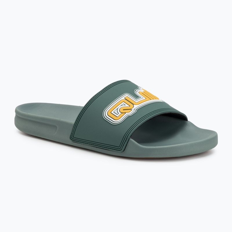 Pánské nazouváky Quiksilver Rivi Wordmark Slide II sage