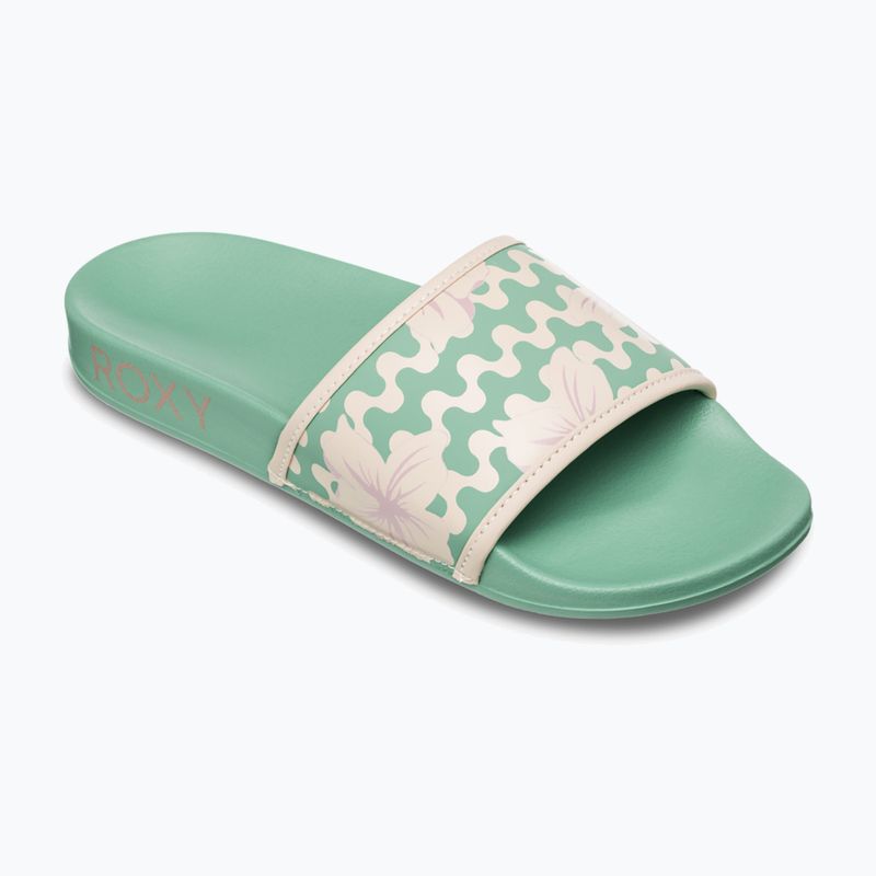 Dámské nazouváky ROXY Slippy IV sage slip-flops 8