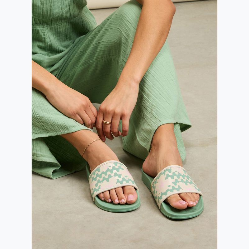Dámské nazouváky ROXY Slippy IV sage slip-flops 14
