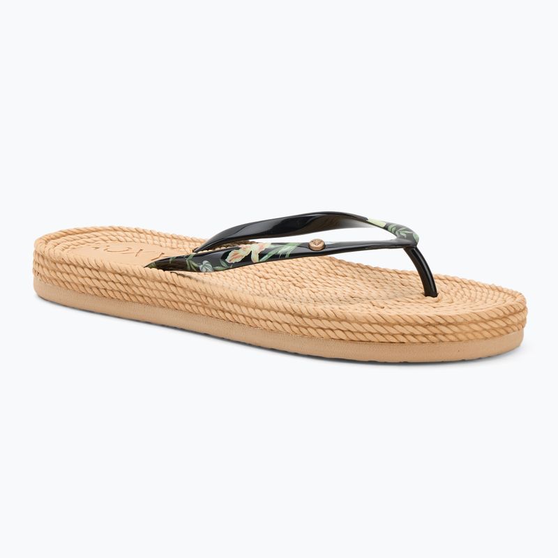 Dámské žabky ROXY South Beach III black print