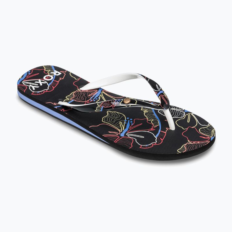 Dámské žabky ROXY Portofino III dc black multi camo 8