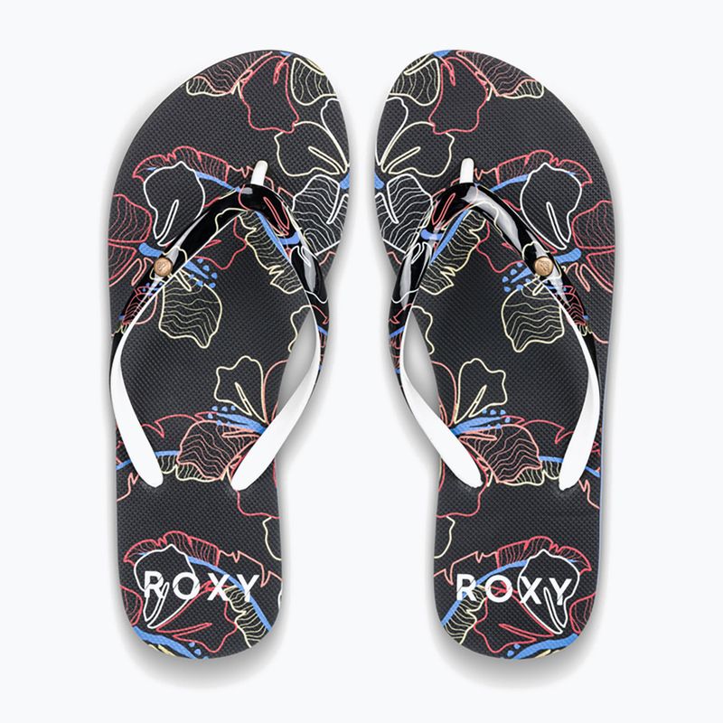 Dámské žabky ROXY Portofino III dc black multi camo 9