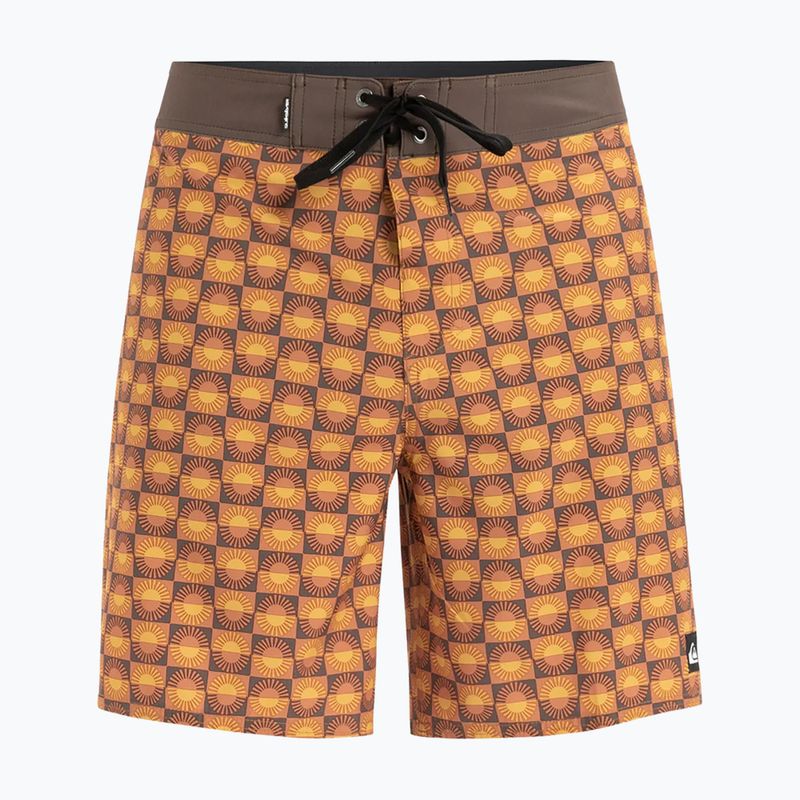Pánské plavecké šortky Quiksilver Surfsilk Straight Leg 18" florever bran 7