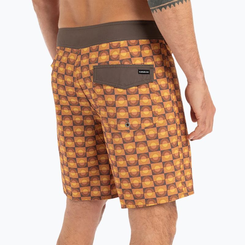 Pánské plavecké šortky Quiksilver Surfsilk Straight Leg 18" florever bran 6