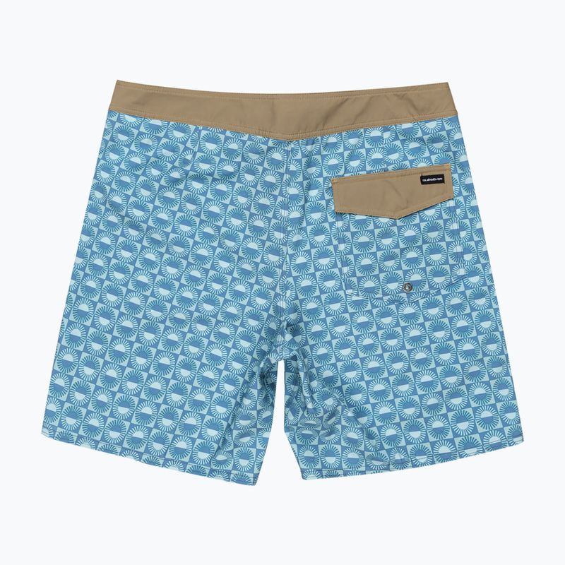 Pánské plavecké šortky Quiksilver Surfsilk Straight Leg 18" florever aquifer 8