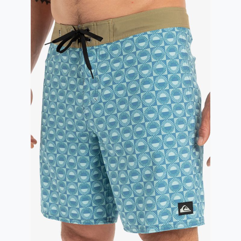 Pánské plavecké šortky Quiksilver Surfsilk Straight Leg 18" florever aquifer 5