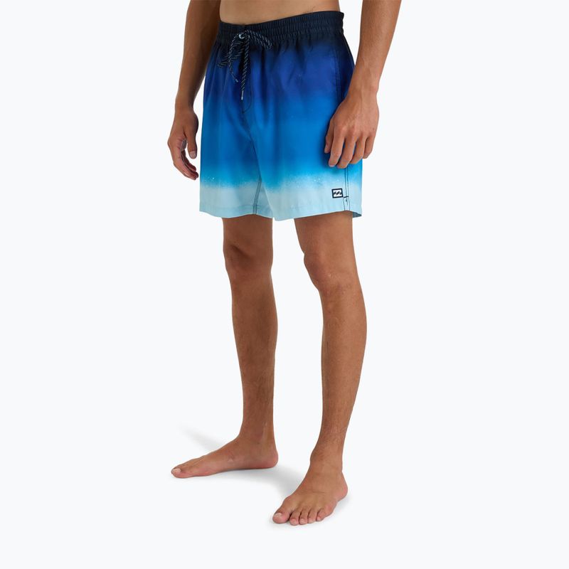 Pánské koupací šortky Billabong All Day Fade Layback coastal blue 5