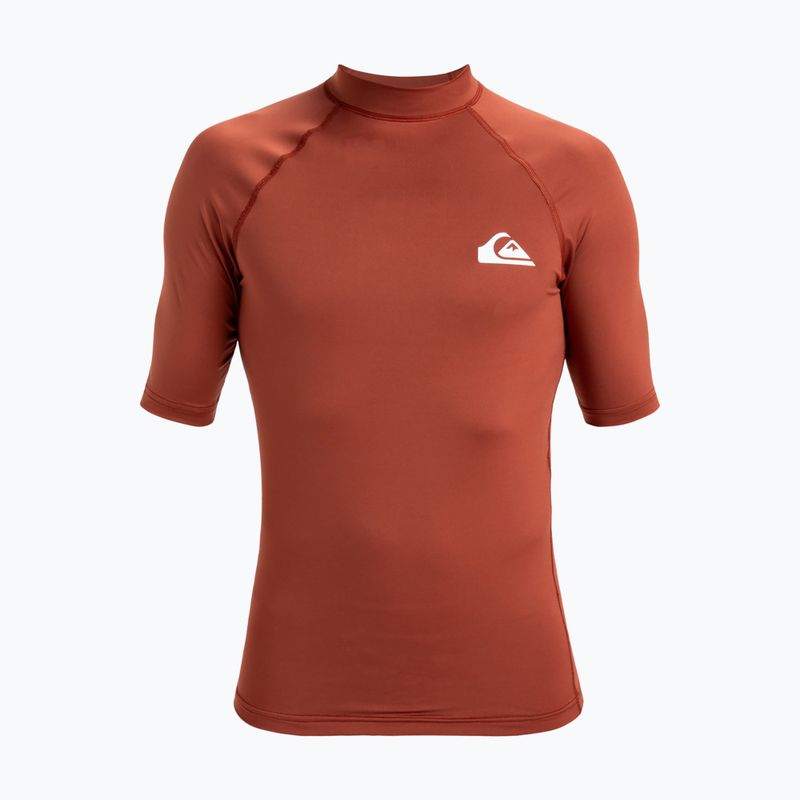 Pánské plavecké tričko Quiksilver Everyday UPF50 henna