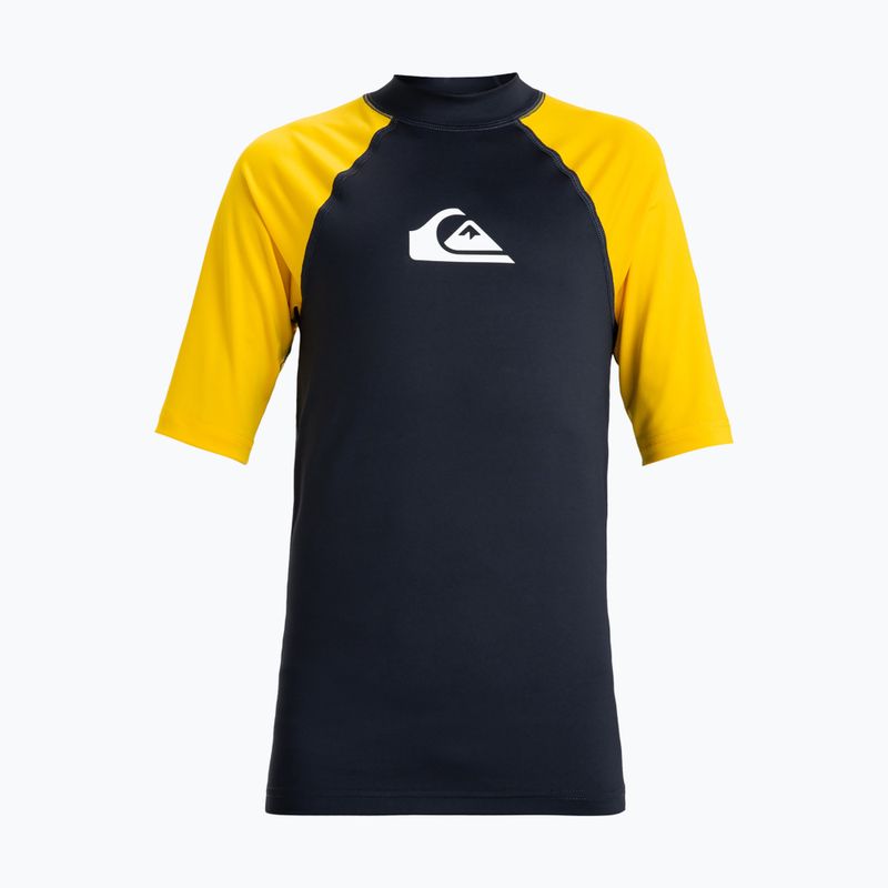 Dětské plavecké tričko Quiksilver Everyday UPF50 dark navy/solar power