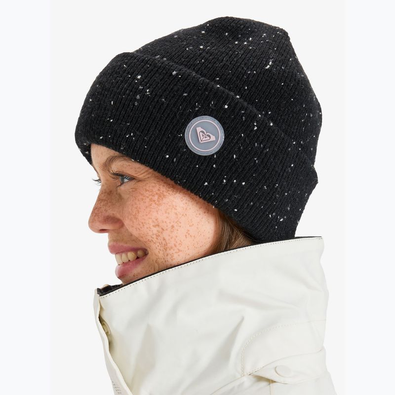 Dámská zimní čepice ROXY Frozenlake Beanie true black 5