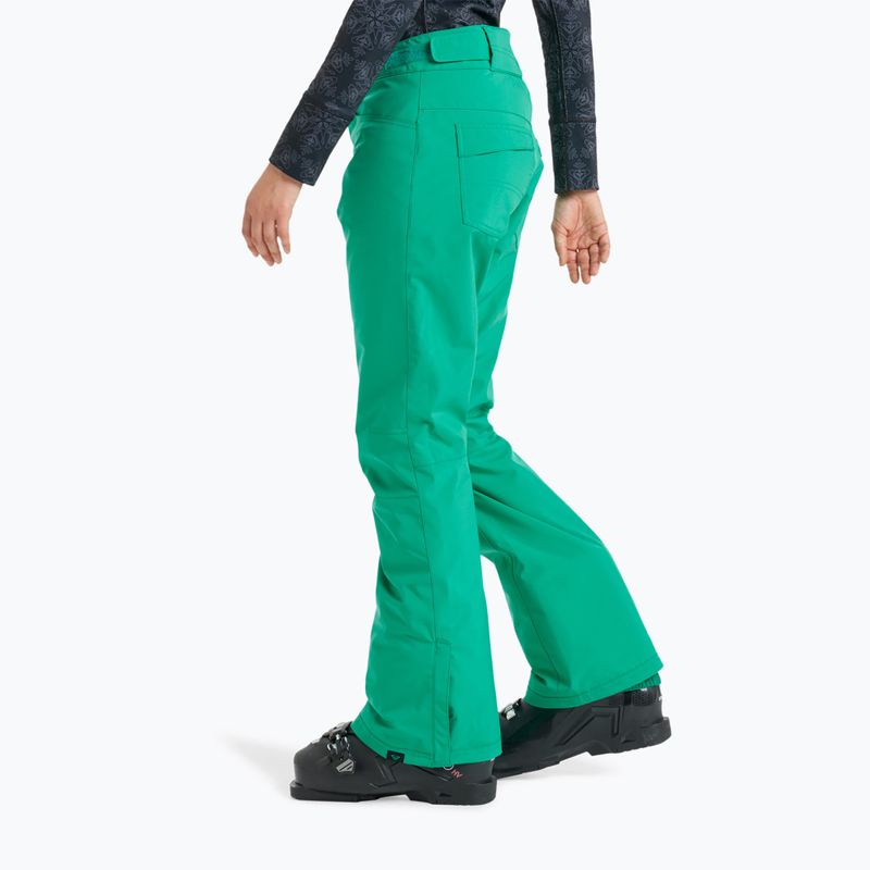 Dámské snowboardové kalhoty ROXY Backyard vivid green 5
