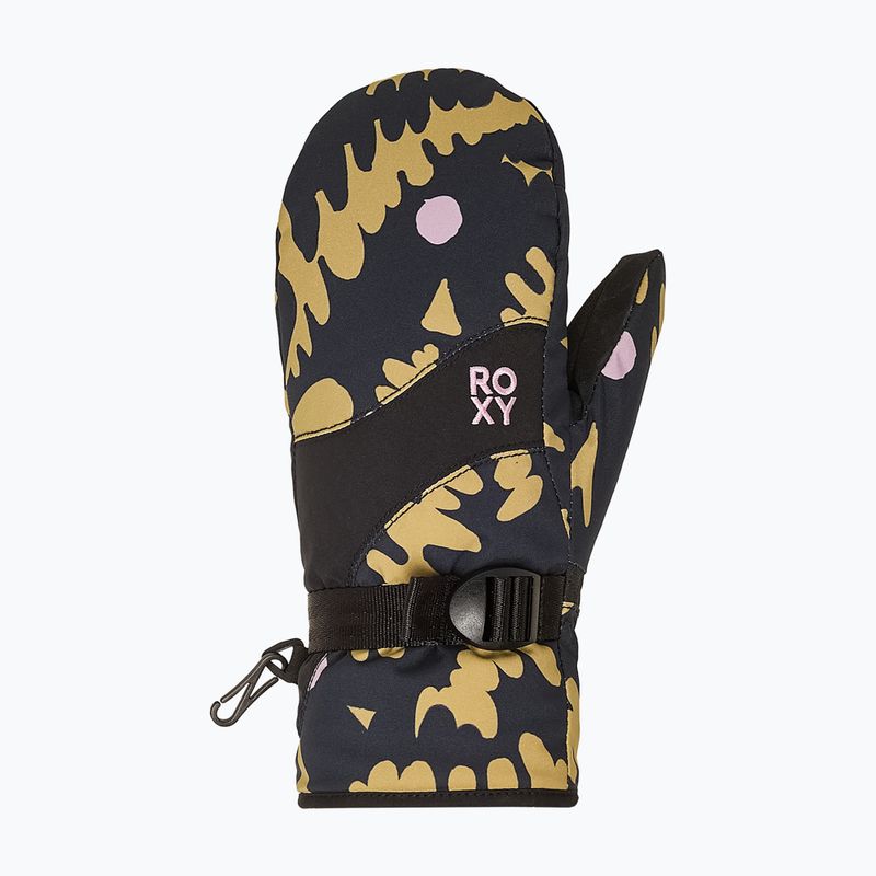 Dětské snowboardové rukavice Roxy Jetty Mitt fennel seed/big flower rg 2