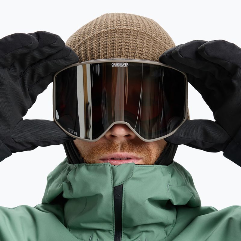 Snowboardové brýle Quiksilver Storm fallen rock/clux ml silver 9