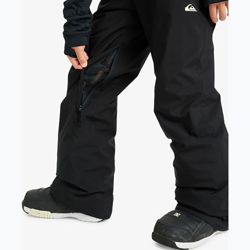 Dětské snowboardové kalhoty Quiksilver Estate true black 8
