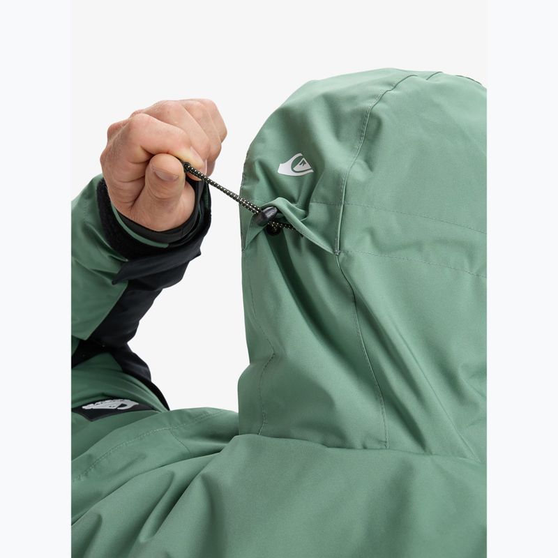 Pánská snowboardová bunda Quiksilver Sycamore Block 20K dark ivy 9