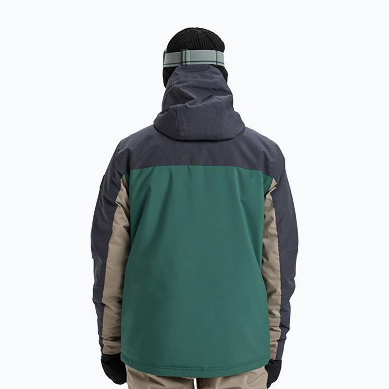Pánská snowboardová bunda Quiksilver Dawson trekking green 3