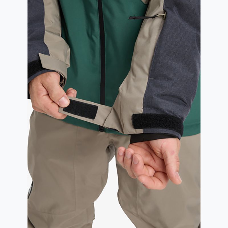 Pánská snowboardová bunda Quiksilver Dawson trekking green 10