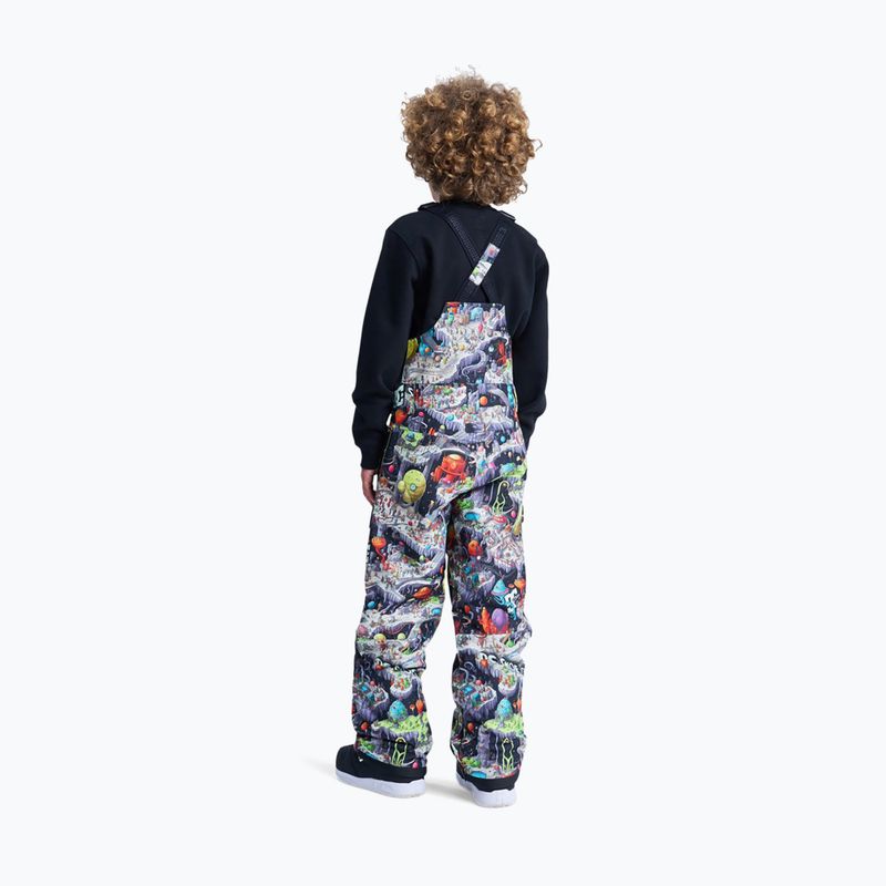 Dětské snowboardové kalhoty DC Roadblock Youth Bib Outer World Black 2