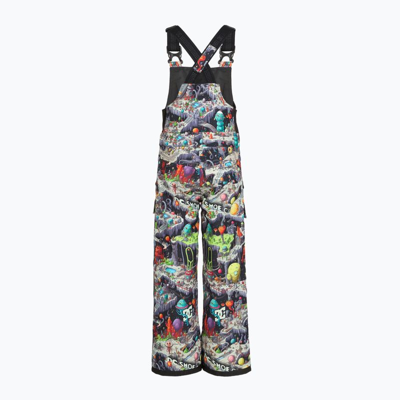 Dětské snowboardové kalhoty DC Roadblock Youth Bib Outer World Black 4