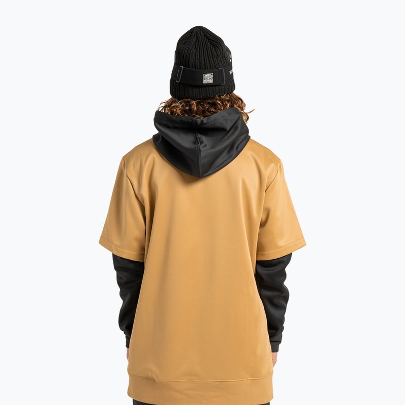 Pánská snowboardová mikina DC Dryden mustard gold 3