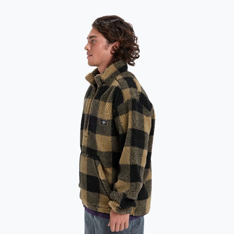 Pánská snowboardová mikina Quiksilver Mercury Woodlands Sherpa woodlands elmwood 4