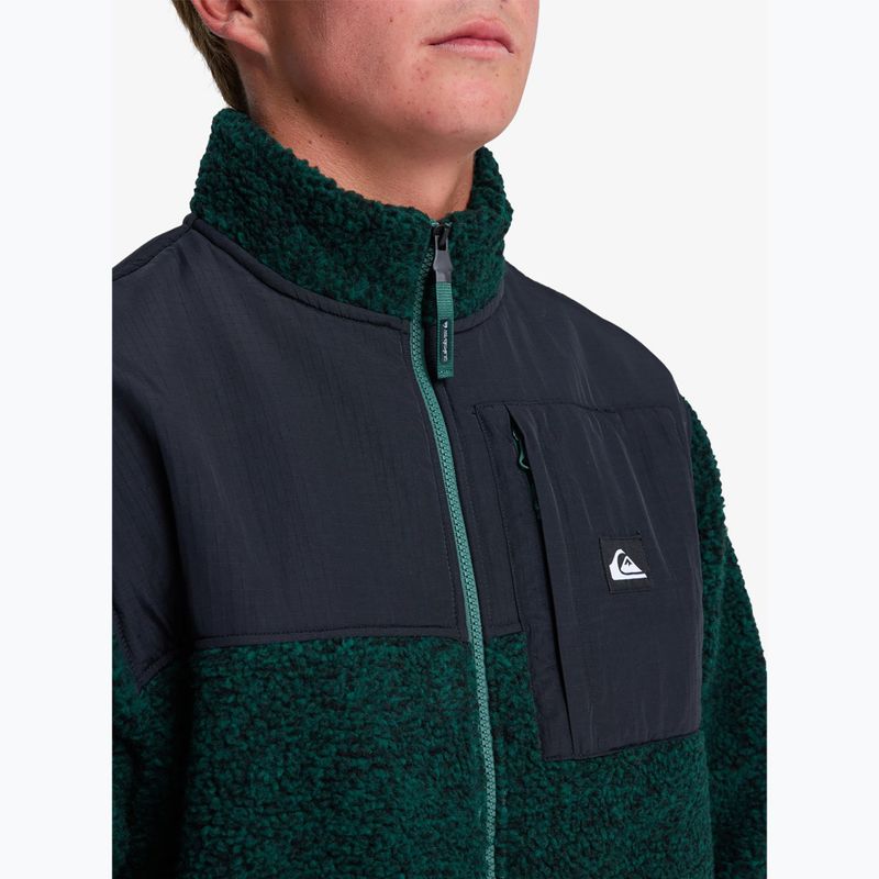 Pánská fleecová mikina Quiksilver Sallow Water Full Zip indian ink heather 5