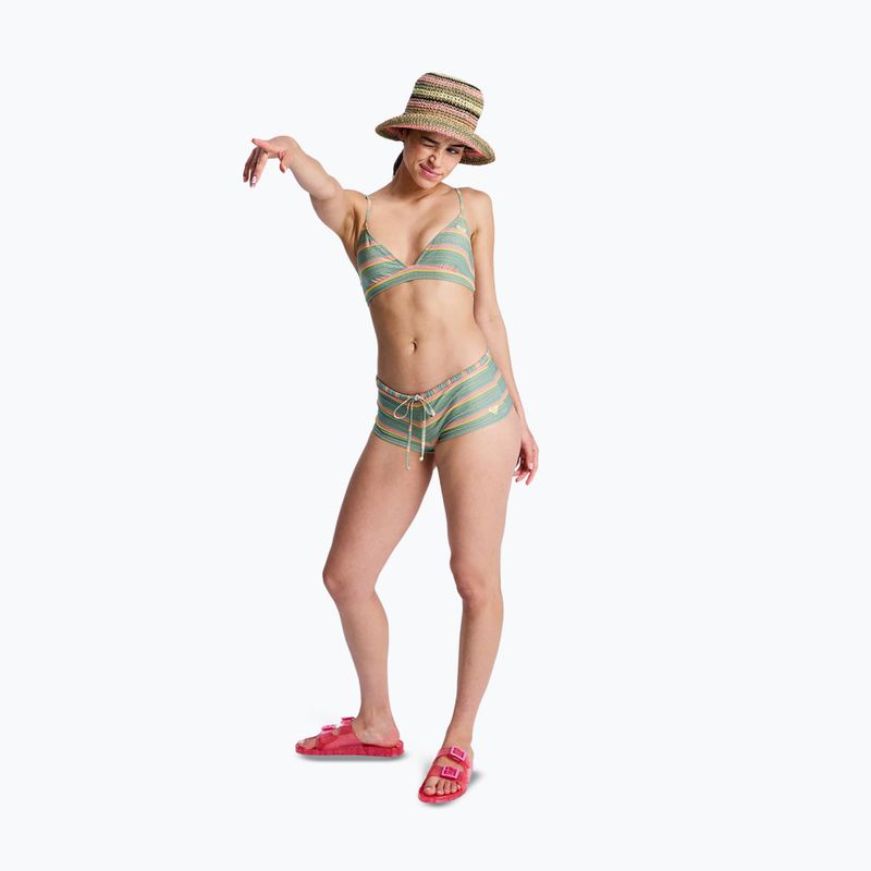 Spodní díl plavek ROXY Ocean Dreamer Classic Shorty Lr oil green say it with stripes 2
