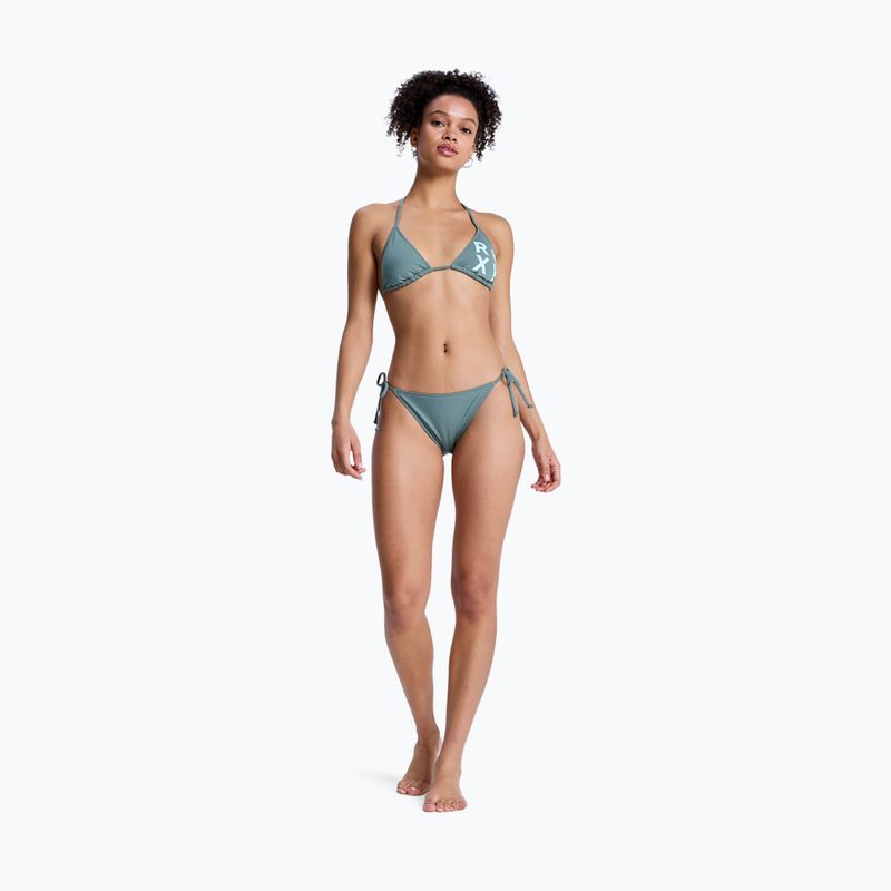Dámské dvoudílné plavky ROXY Solid Essentials Tiki Tri agave green 2