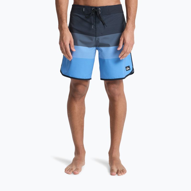 Pánské koupací šortky Quiksilver Surfsilk Scallop 18" black tijuana