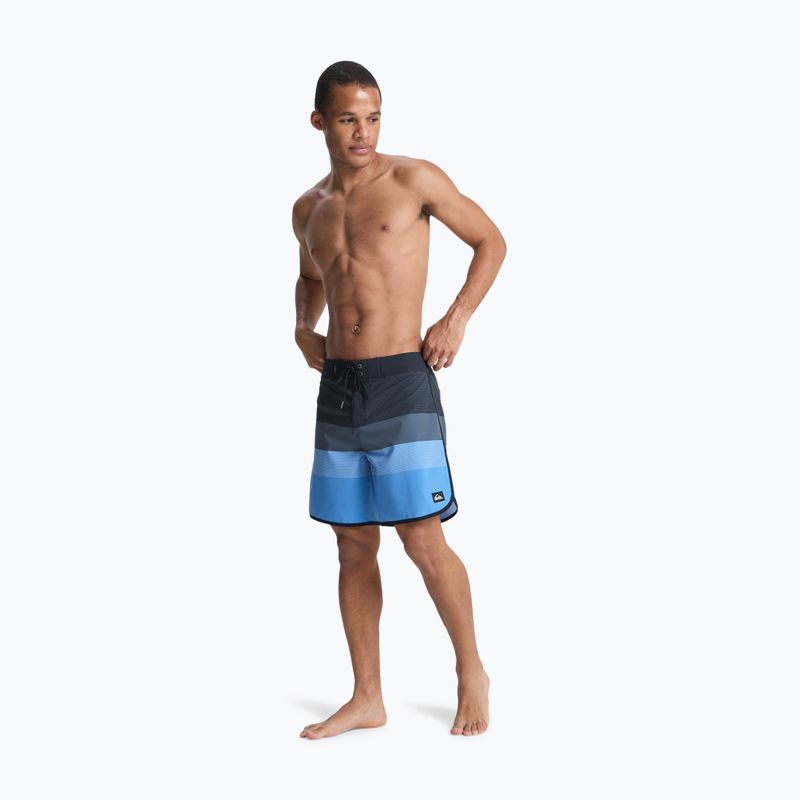 Pánské koupací šortky Quiksilver Surfsilk Scallop 18" black tijuana 2