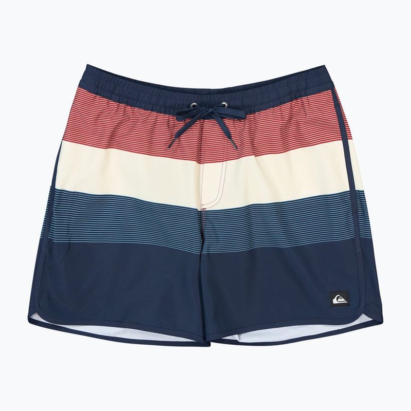 Pánské koupací šortky Quiksilver Stretch Scallop Volley 16" dark navy tijuana 7