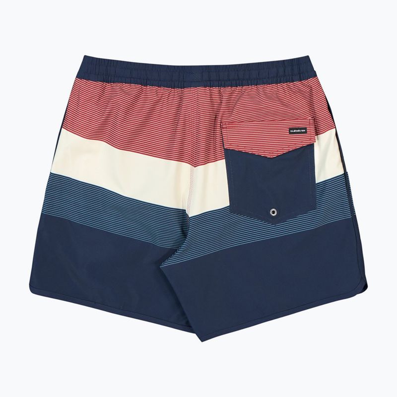 Pánské koupací šortky Quiksilver Stretch Scallop Volley 16" dark navy tijuana 8