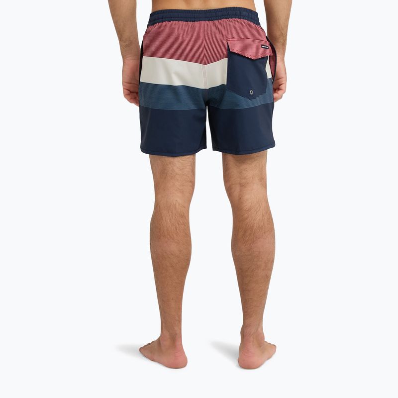 Pánské koupací šortky Quiksilver Stretch Scallop Volley 16" dark navy tijuana 3