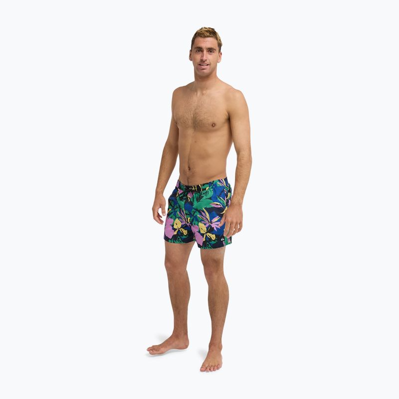 Pánské koupací šortky Quiksilver Everyday Printed Volley 15" dark navy interact floral 2