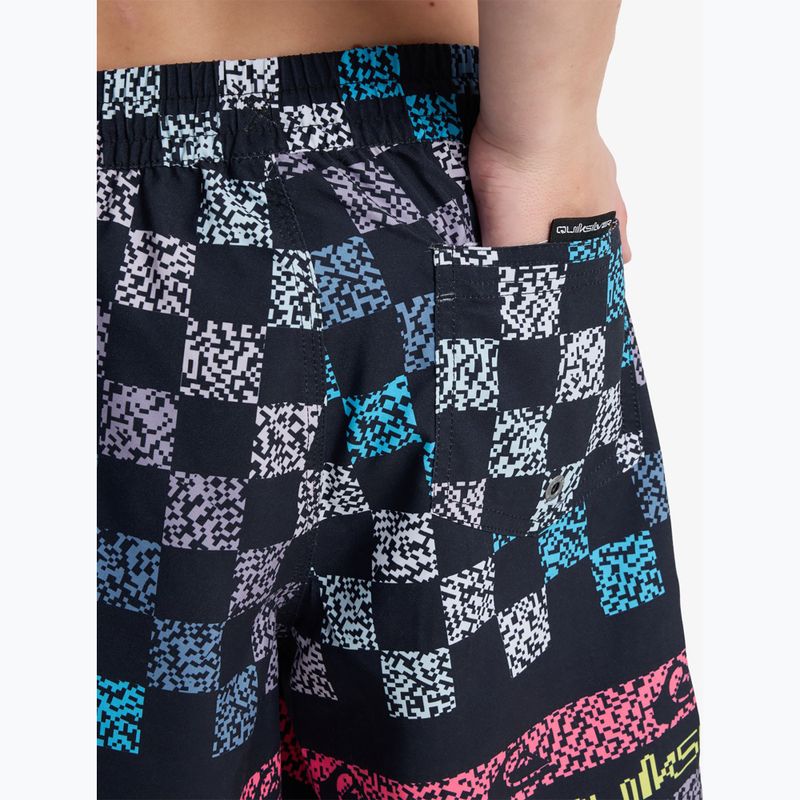 Dětské koupací šortky Quiksilver Everyday Printed Volley 14" dark navy next gen 5
