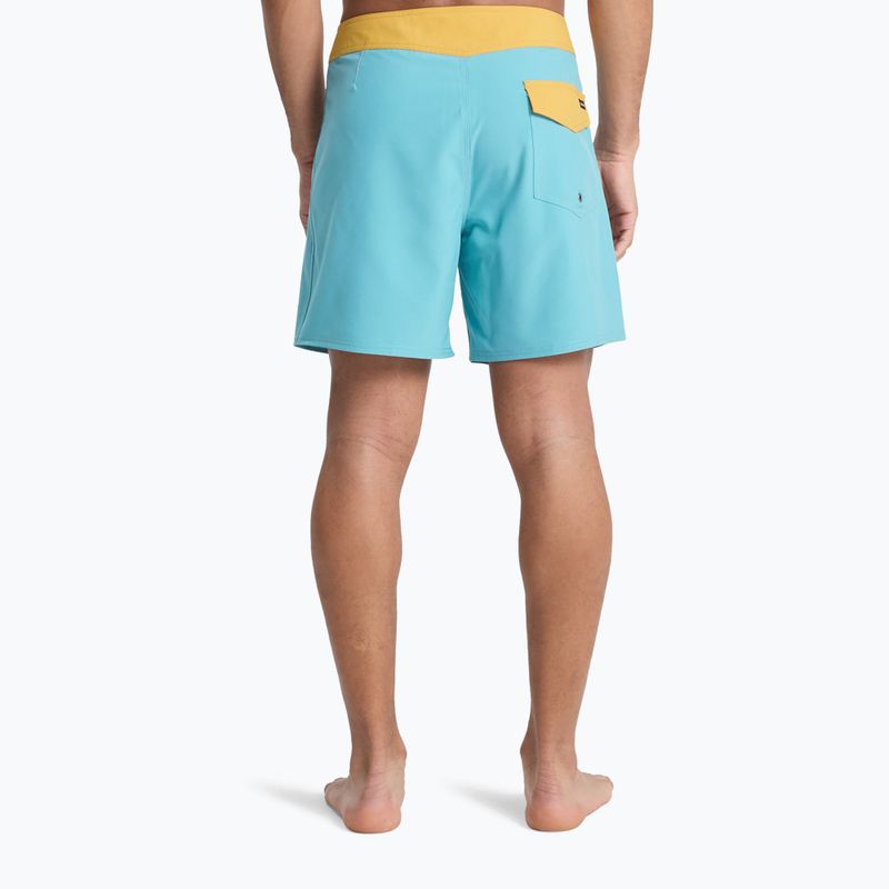 Pánské koupací šortky Quiksilver Surfsilk Kaimana 16" aqua 3