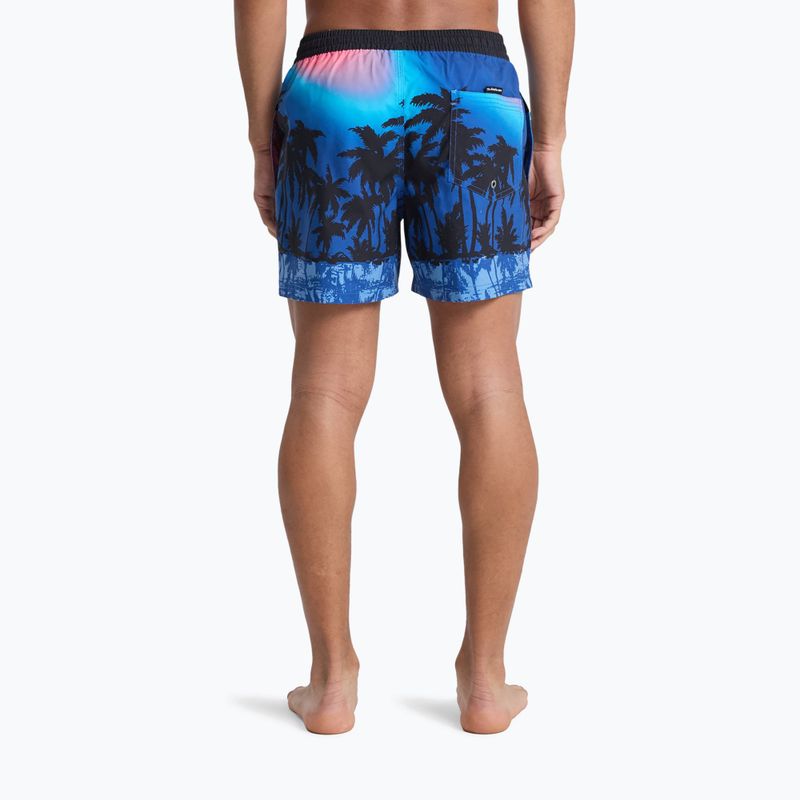 Pánské koupací šortky Quiksilver Everyday Printed Volley 15" monaco blue thermotropics 3