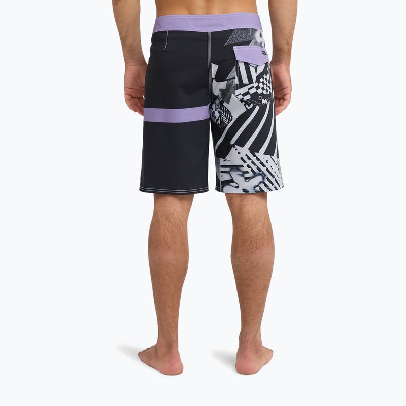 Pánské koupací šortky Quiksilver Surfsilk Straight 20" black block momentum 3