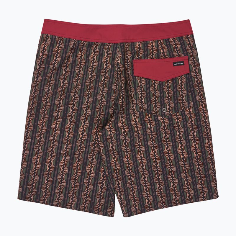 Pánské koupací šortky Quiksilver Surfsilk Straight 20" black horizons 8