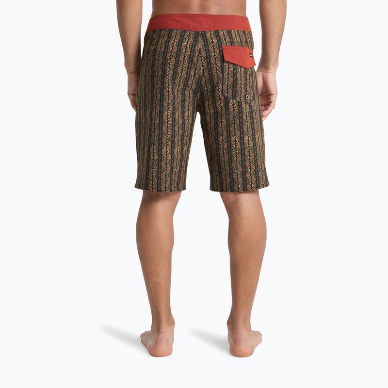 Pánské koupací šortky Quiksilver Surfsilk Straight 20" black horizons 3