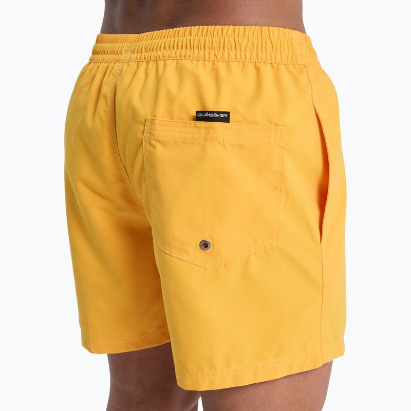 Pánské koupací kraťasy Quiksilver Everyday Solid Volley 15" radiant yellow 6