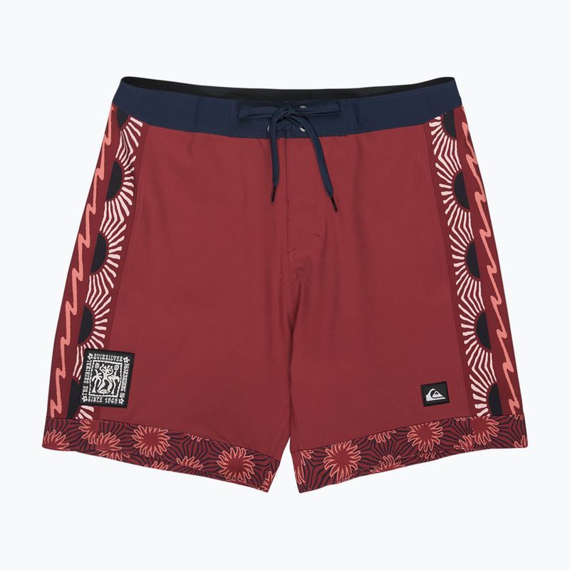 Pánské koupací šortky Quiksilver Surfsilk Nomad 18" burnt russet 8