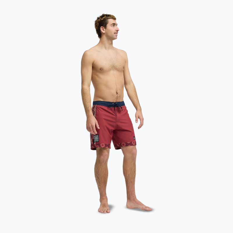 Pánské koupací šortky Quiksilver Surfsilk Nomad 18" burnt russet 2