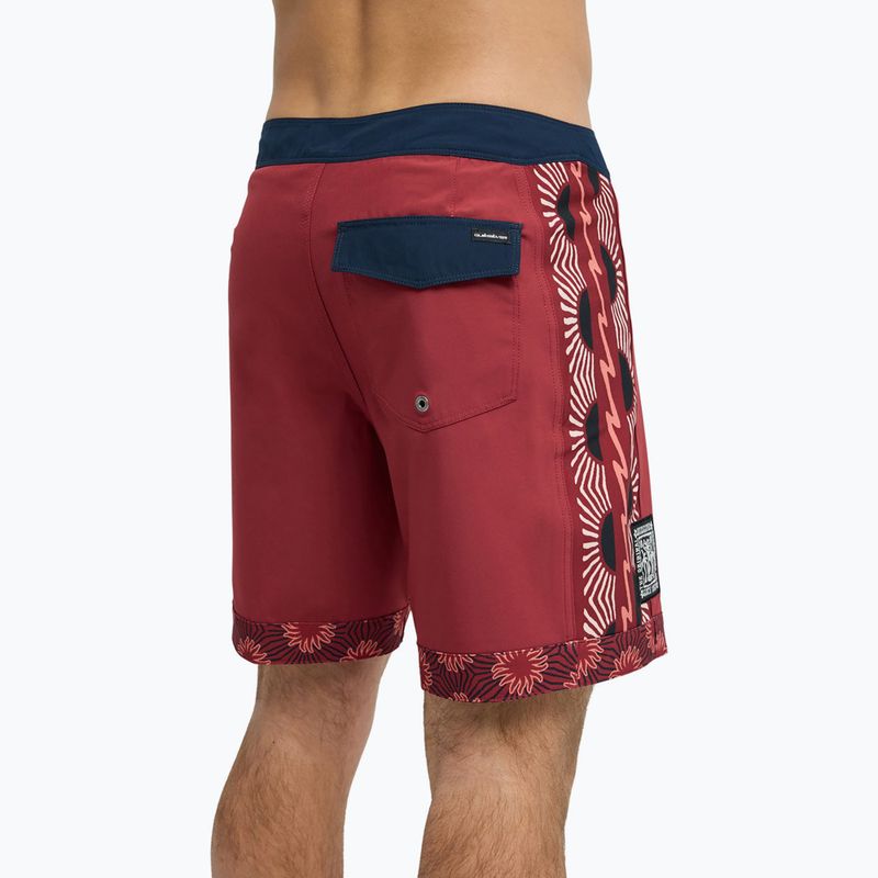 Pánské koupací šortky Quiksilver Surfsilk Nomad 18" burnt russet 6
