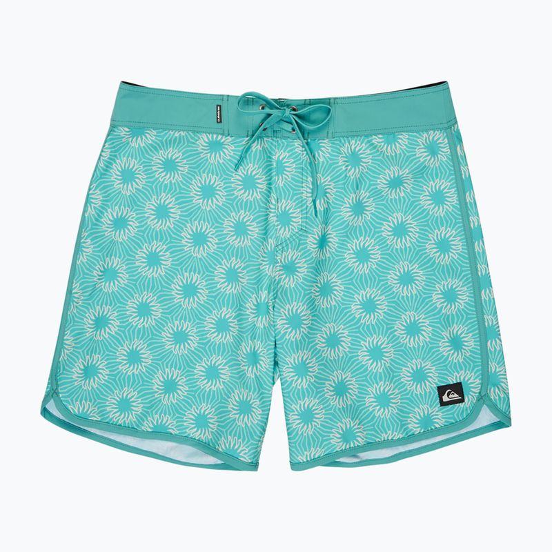 Pánské koupací šortky Quiksilver Surfsilk Scallop 18" aqua ocean mayhem 7