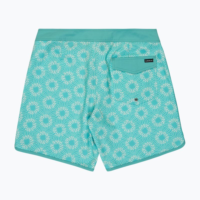Pánské koupací šortky Quiksilver Surfsilk Scallop 18" aqua ocean mayhem 8