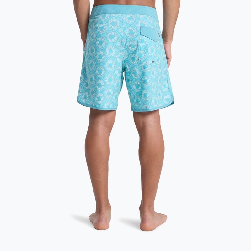 Pánské koupací šortky Quiksilver Surfsilk Scallop 18" aqua ocean mayhem 3