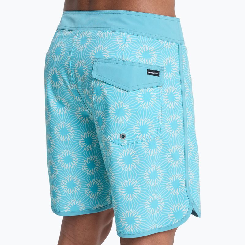 Pánské koupací šortky Quiksilver Surfsilk Scallop 18" aqua ocean mayhem 6